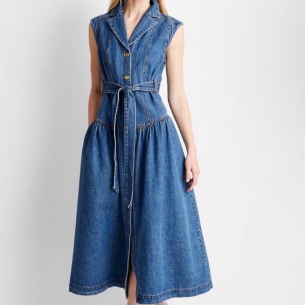 Universal Thread Denim Midi Dress